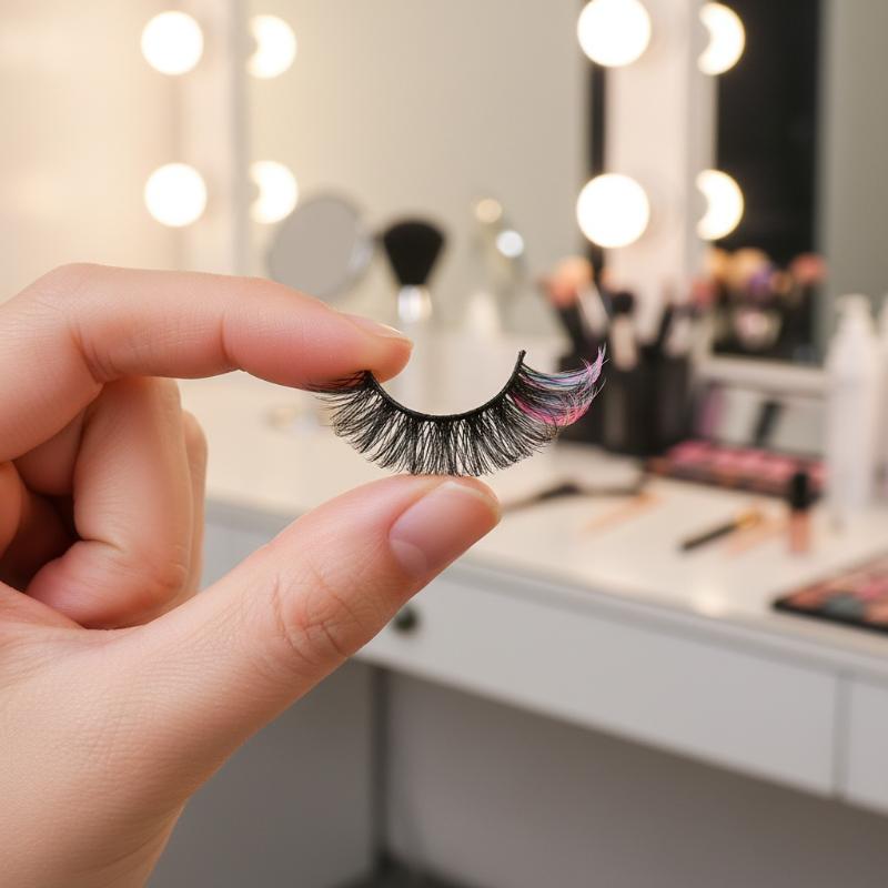 Eyelash Extension Russian Volume - 7 Pairs Colorful False Eyelashes 3D
