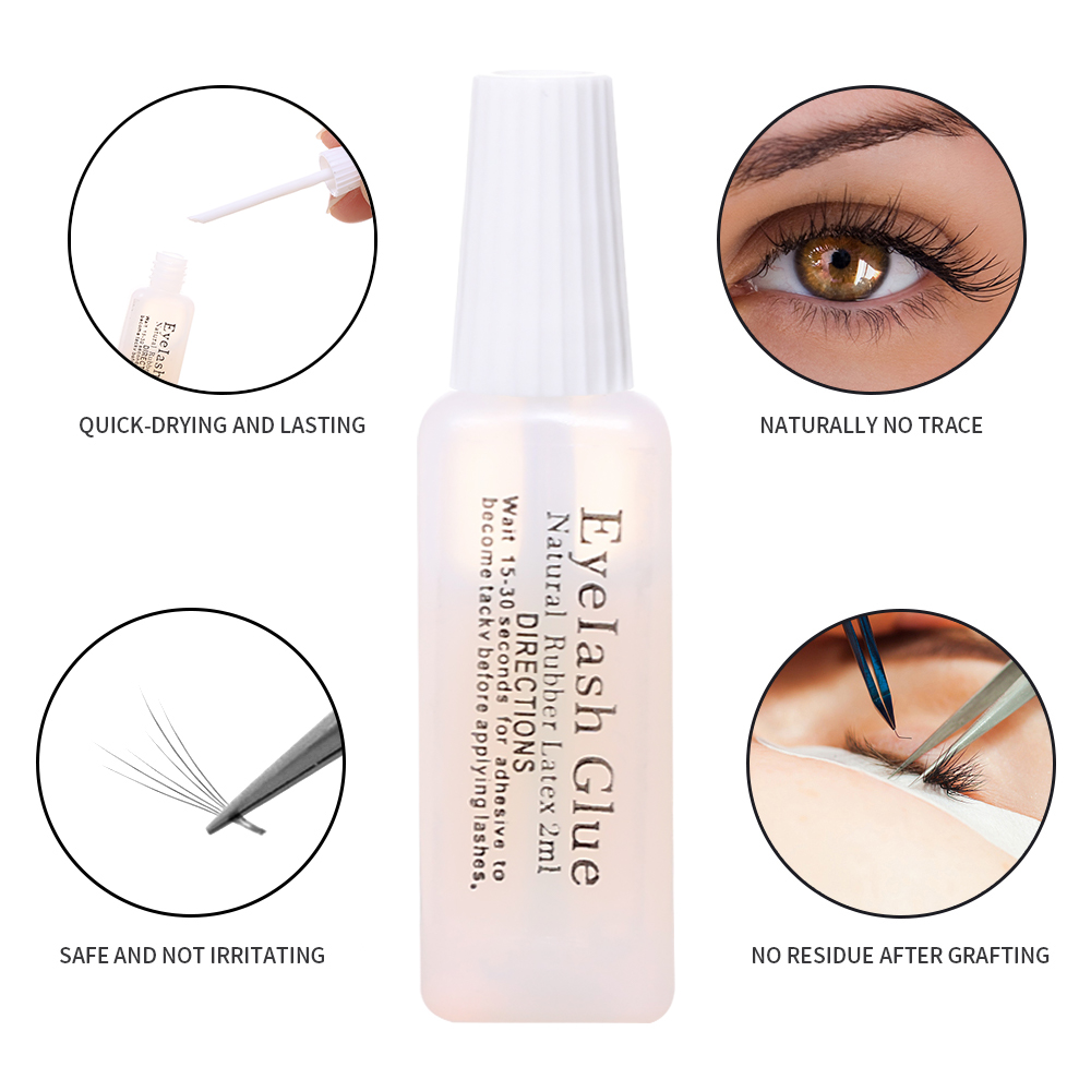 1-20PCS Self Grafting Transpar - Eyelash Extension Eye Irritation ulasan dan harga