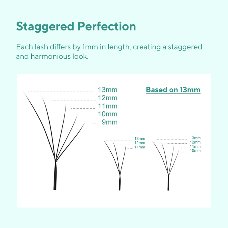 DIYDAY Foxy W-Shaped 3D 4D 5D  - Eyelash Extension Volume Cat Eye ulasan dan harga