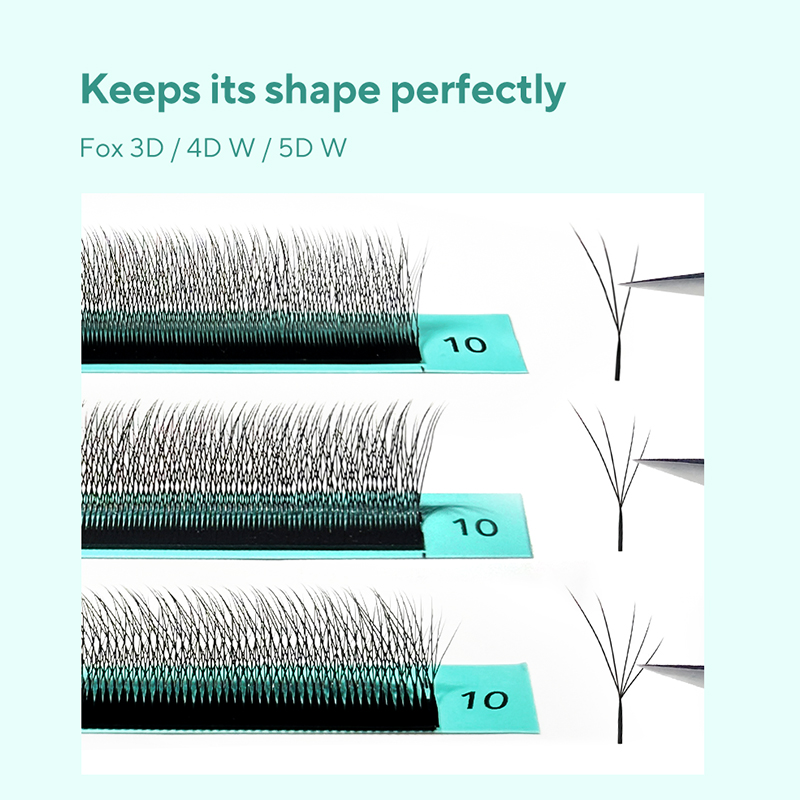 DIYDAY Foxy W-Shaped 3D 4D 5D  - Eyelash Extension Volume Cat Eye ulasan dan harga
