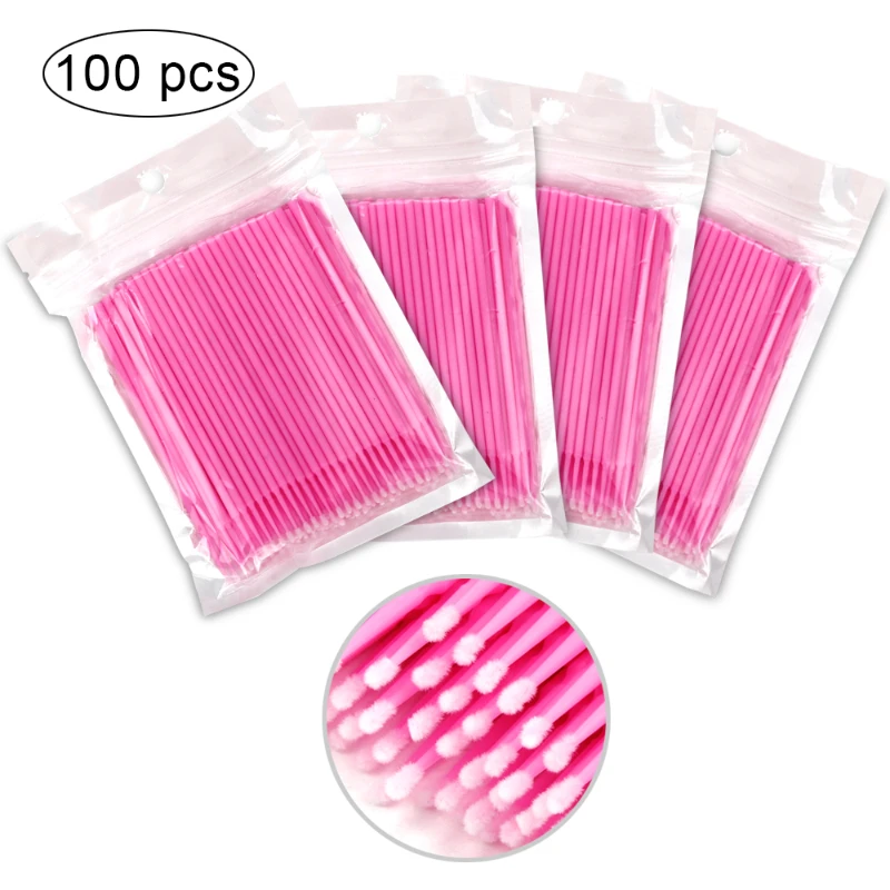 100Pcs/bag Disposable Eyelash  - Eyelash Extension Removal ulasan dan harga
