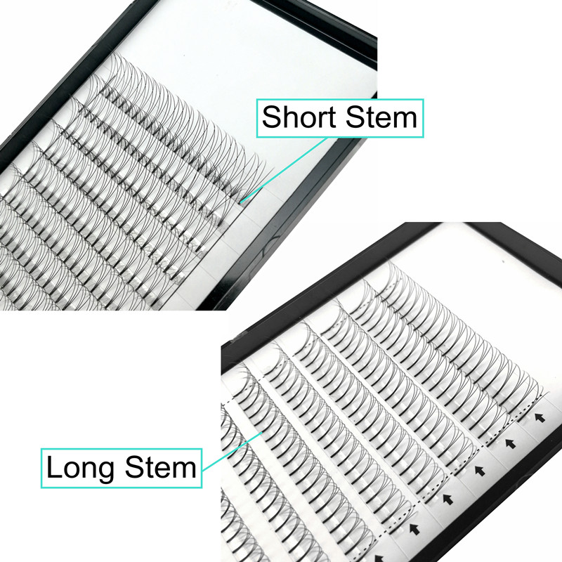 5 Trays/Lot Long Stem High Qua - Eyelash Extension Russian Volume ulasan dan harga