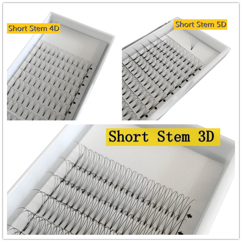 5 Trays/Lot Long Stem High Qua - Eyelash Extension Russian Volume ulasan dan harga
