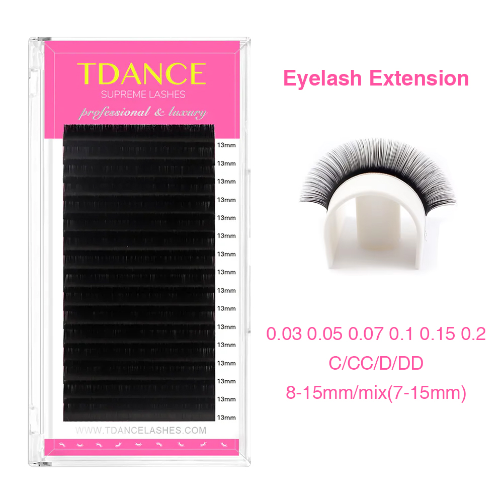 TDANCE Eyelash Extension 16Row - Eyelash Extension Russian Volume ulasan dan harga