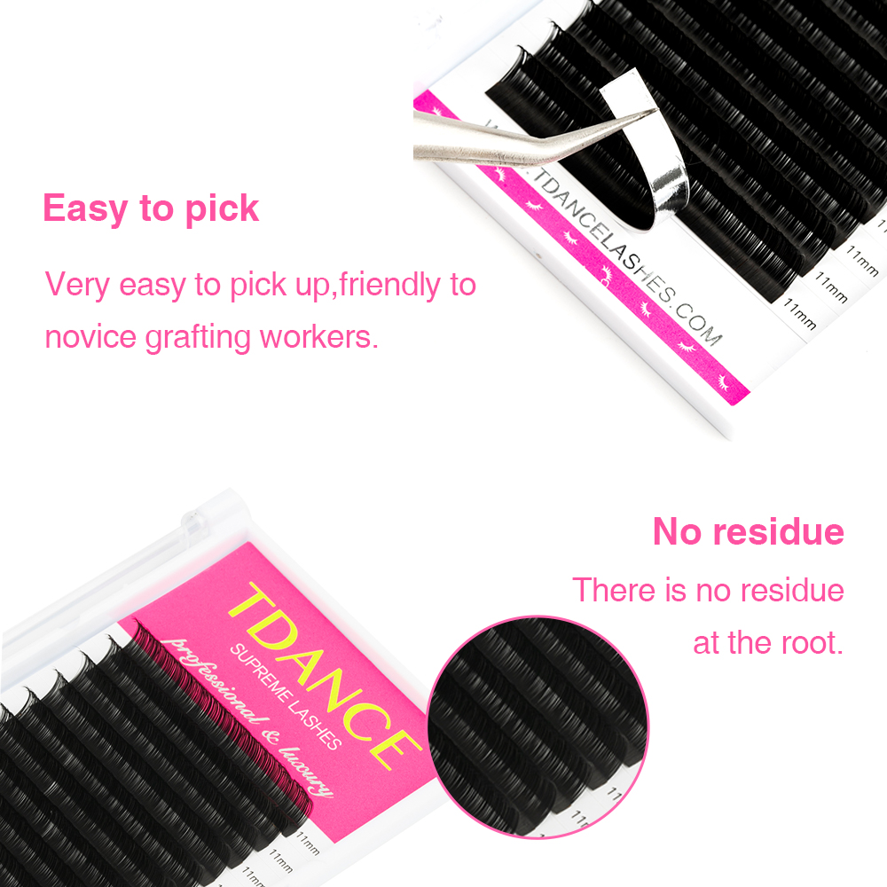 TDANCE Eyelash Extension 16Row - Eyelash Extension Russian Volume ulasan dan harga