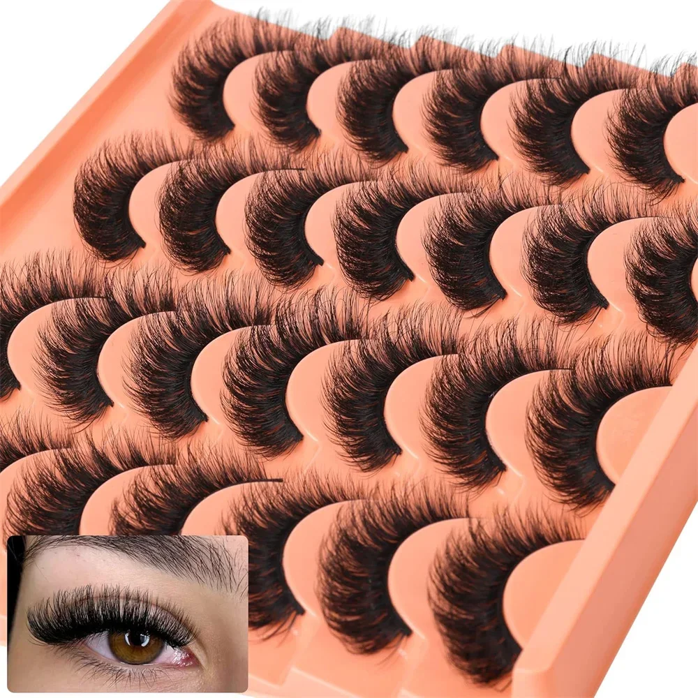 14 Pairs Natural Look Faux Min - Eyelash Extension Volume Cat Eye ulasan dan harga