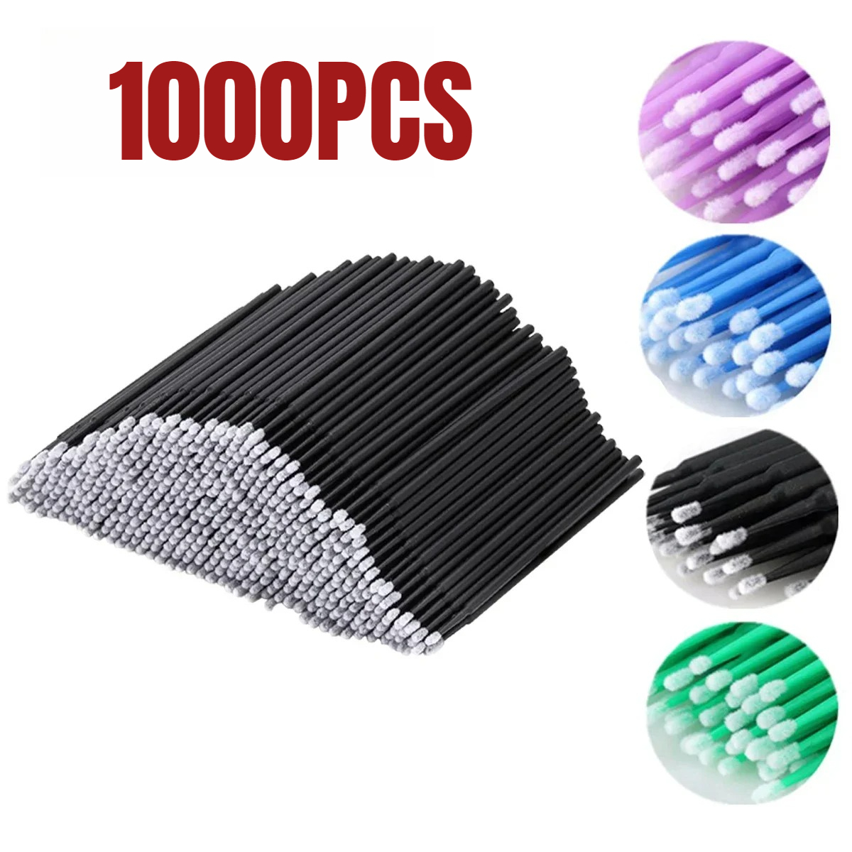 1000/500PCS Eyelash Cleaning B - Eyelash Extension Removal ulasan dan harga