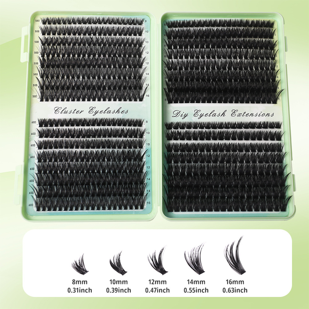 Lashes Cluster DIY Lash Extens - Eyelash Extension Volume Cat Eye ulasan dan harga