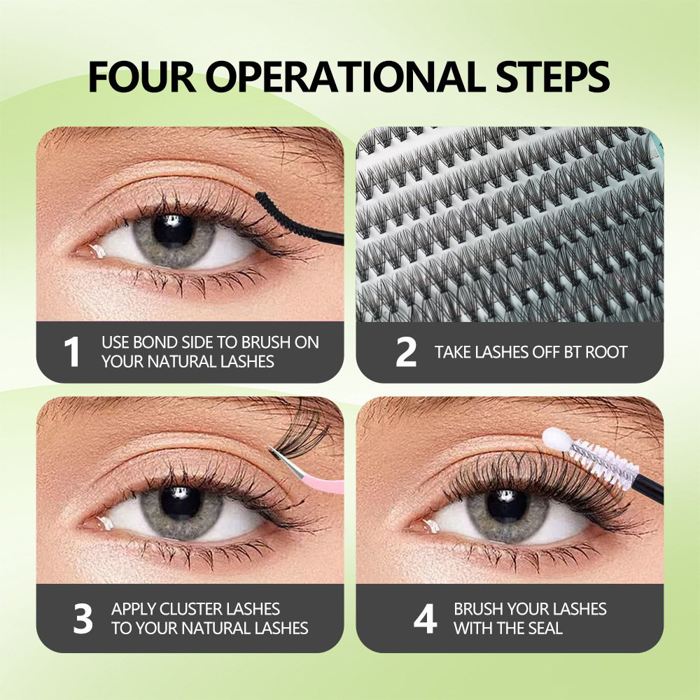 Lashes Cluster DIY Lash Extens - Eyelash Extension Volume Cat Eye ulasan dan harga
