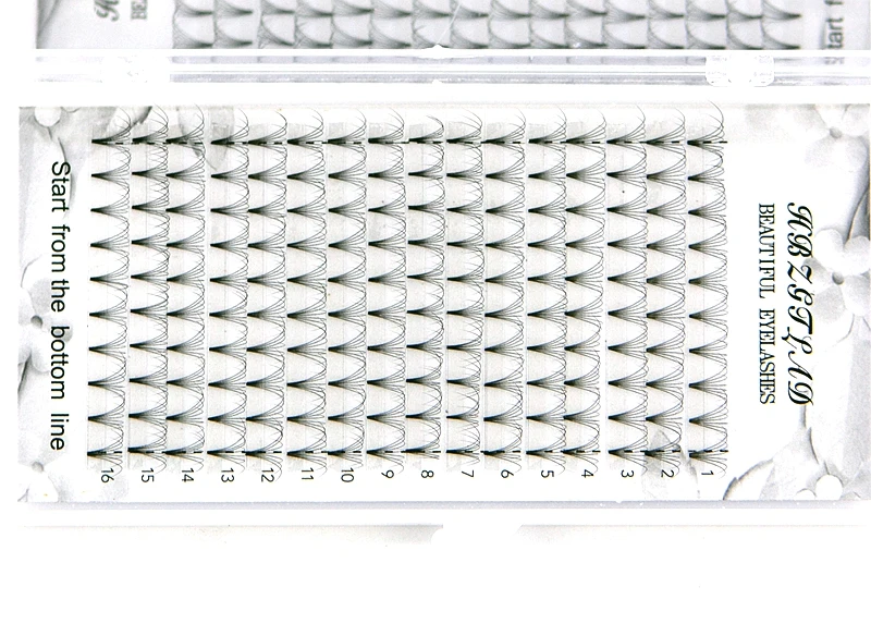HBZGTLAD 16 Lines Big Capacity - Eyelash Extension Russian Volume ulasan dan harga