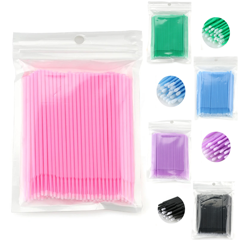 50/100PCS Disposable Micro Bru - Eyelash Extension Removal ulasan dan harga