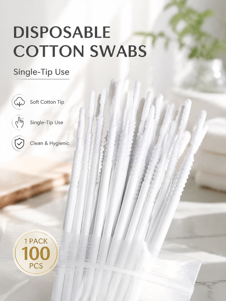 Disposable Long Cotton Swabs E - Eyelash Extension Removal ulasan dan harga