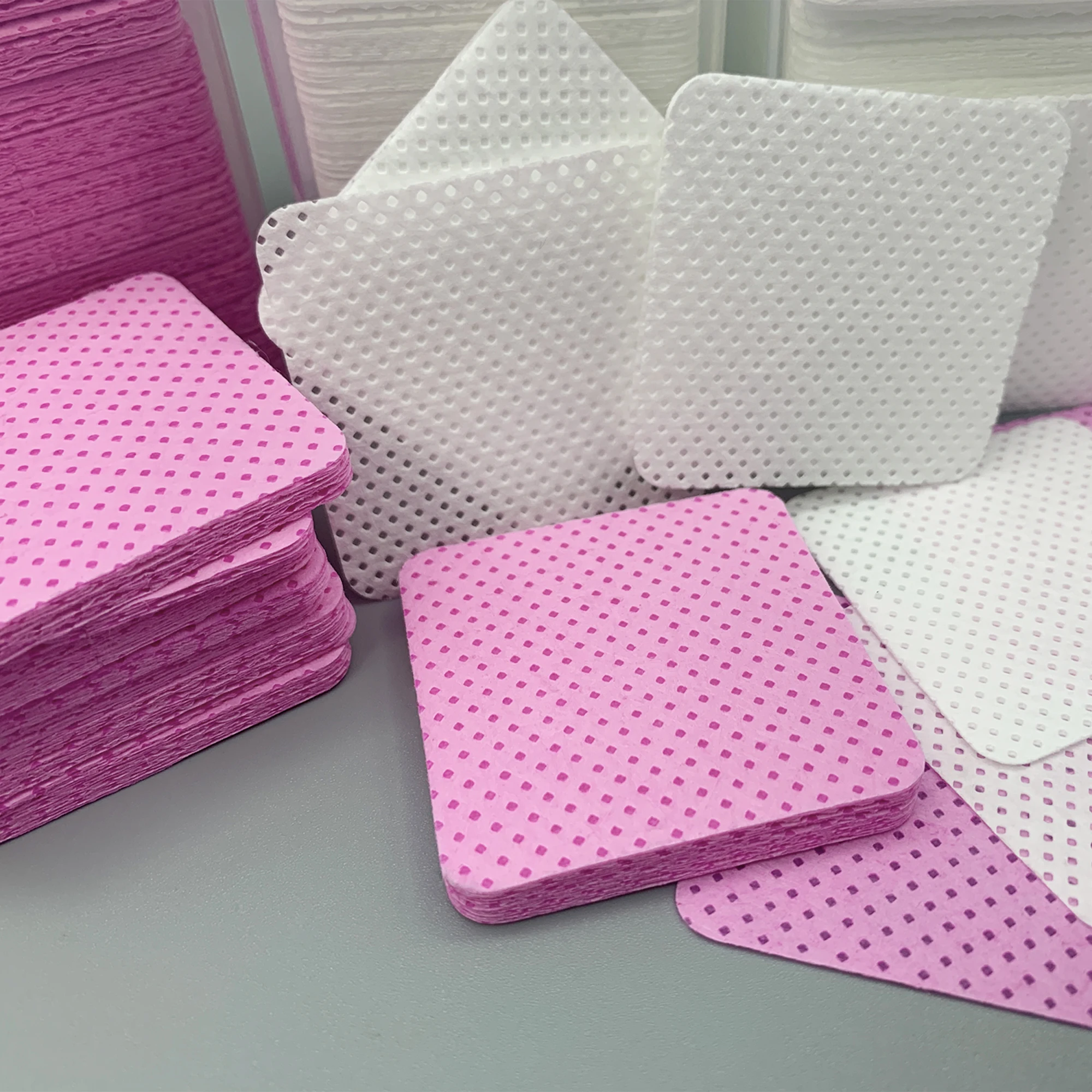 100/300pcs Wipes Paper Cotton  - Eyelash Extension Glue Remover ulasan dan harga