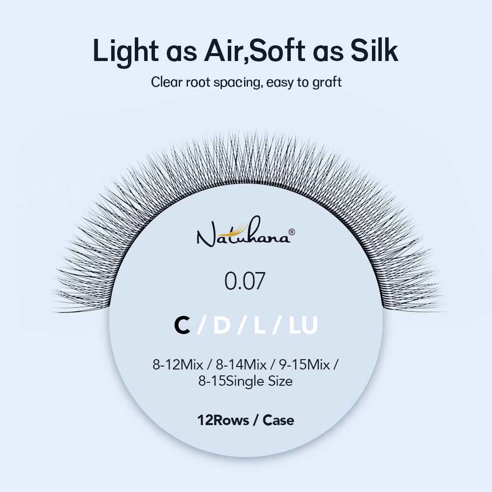 NATUHANA Single Tip 2D YY Lash - Eyelash Extension Single Lash ulasan dan harga