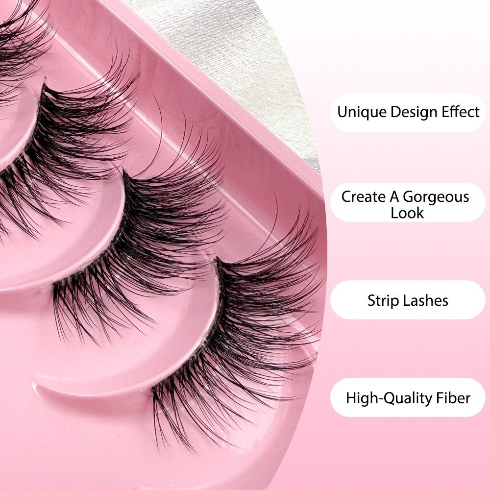 10Pairs Reusable 3D Dramatic F - Eyelash Extension Volume Cat Eye ulasan dan harga