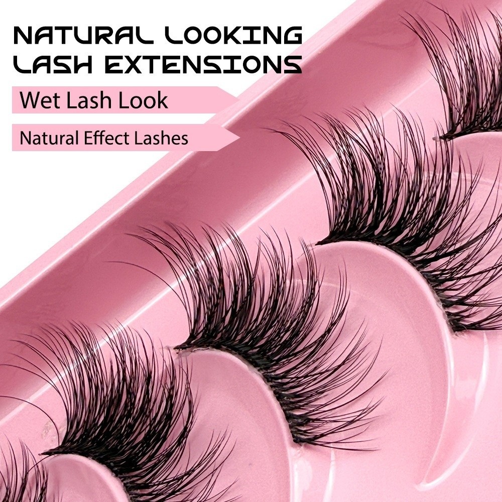 10Pairs Reusable 3D Dramatic F - Eyelash Extension Volume Cat Eye ulasan dan harga