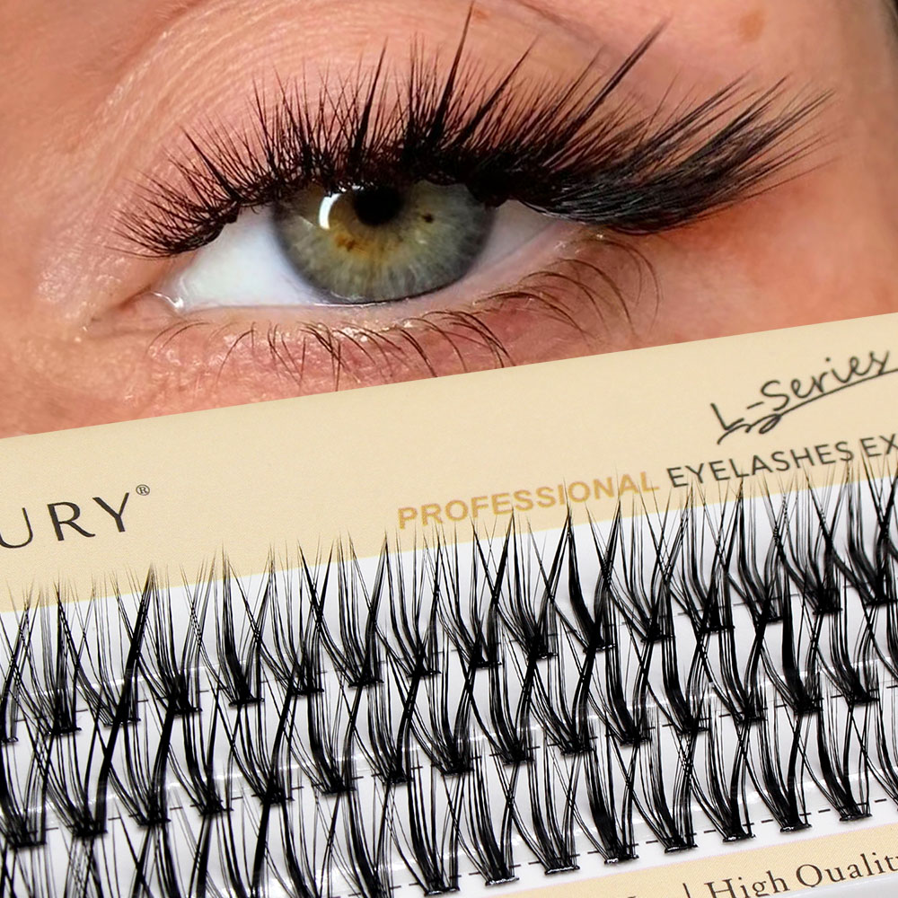 60pcs 30D C/D/L Curl Cluster E - Eyelash Extension Cat Eye ulasan dan harga