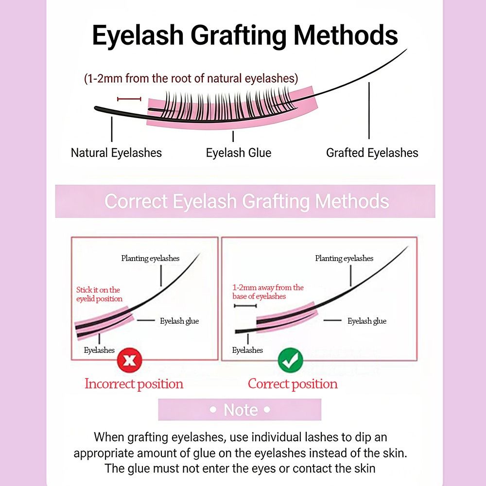 12 Rows Natural Look False Eye - Eyelash Extension Kits ulasan dan harga