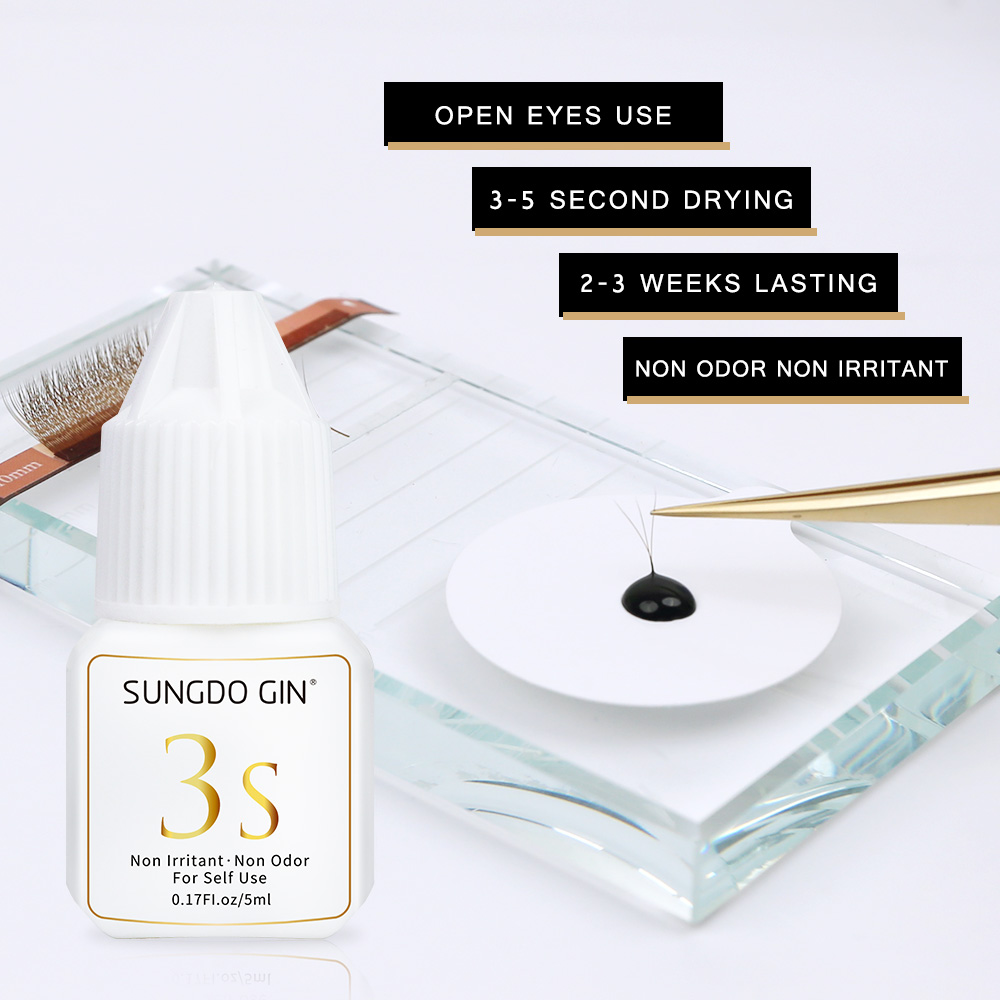 Eyelash Extension Glue 3S Fast - Eyelash Extension Eye Irritation ulasan dan harga