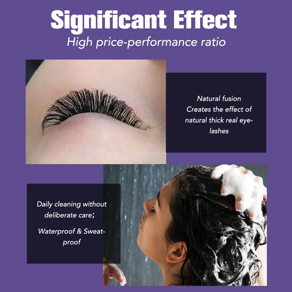 Thin Black Eye Lash Glue 0.5s  - Eyelash Extension Eye Irritation ulasan dan harga