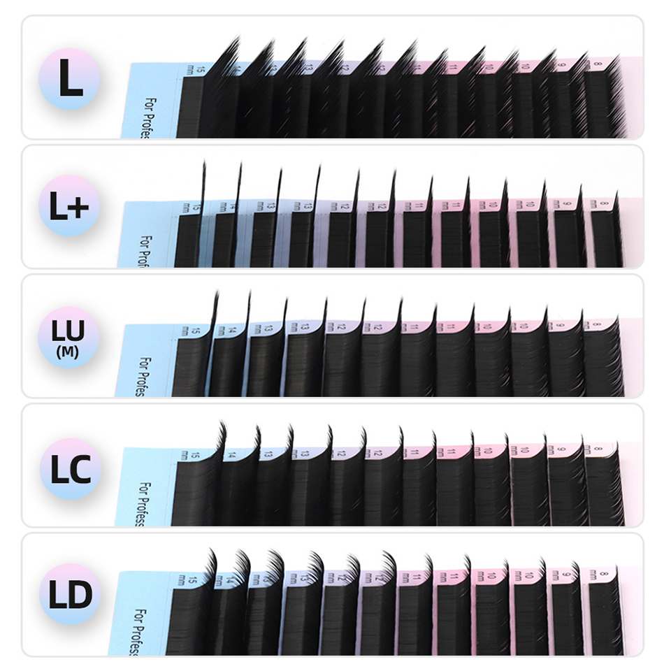RUJADE L L+ LC LD LU(M) Curl I - Eyelash Extension Russian Volume ulasan dan harga