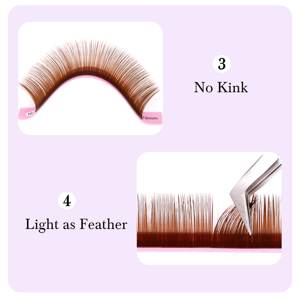 Dark Brown Eyelash Extension 0 - Eyelash Extension Russian Volume ulasan dan harga