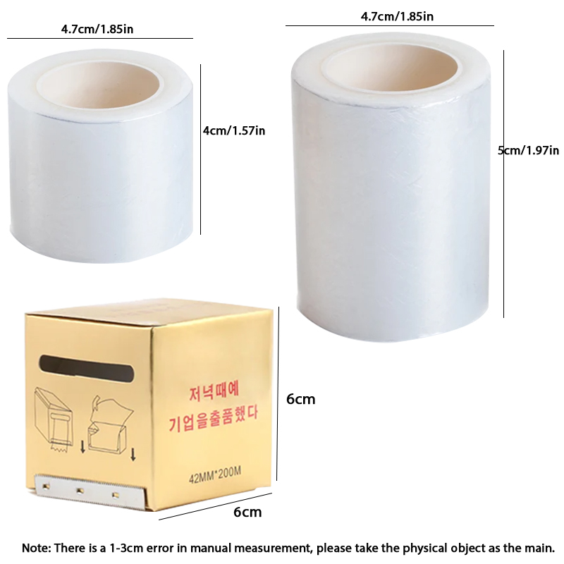 200m Transparent Makeup Film L - Eyelash Extension Glue Remover ulasan dan harga