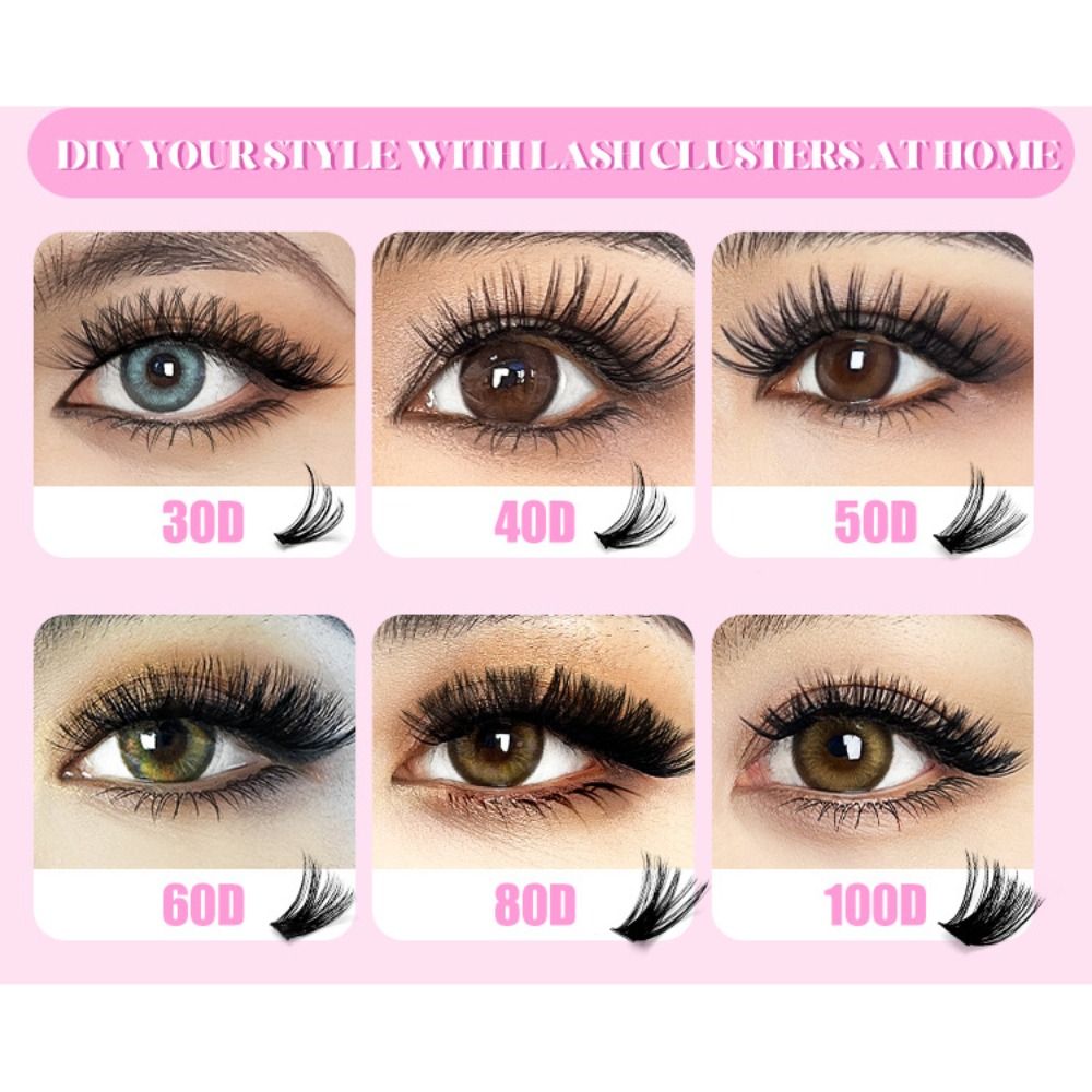 9-16mm Length False Eyelashes  - Eyelash Extension Kits ulasan dan harga