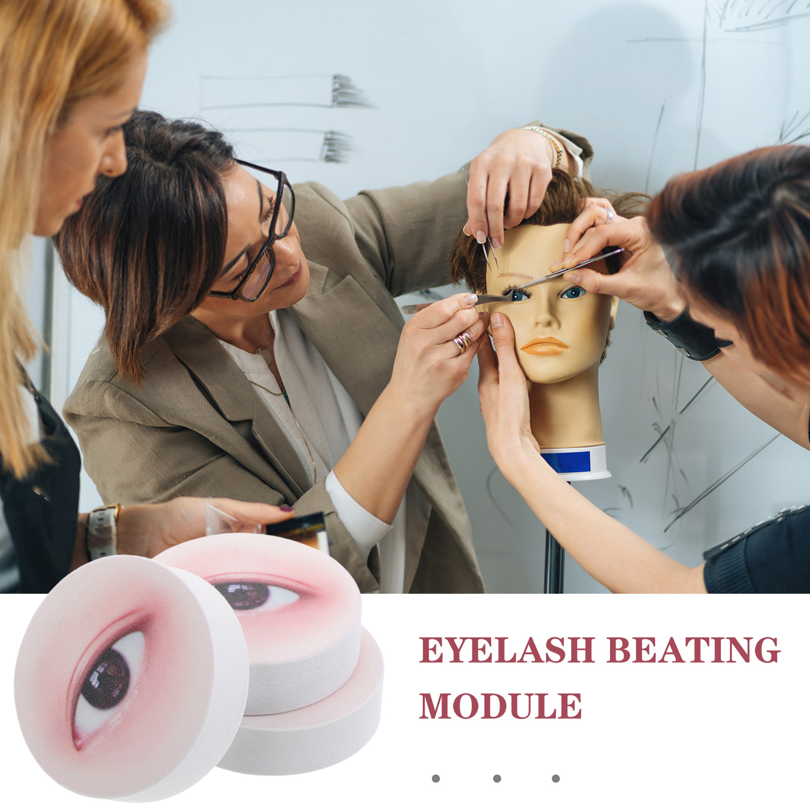 3Pcs Lash Extension Practice B - Eyelash Extension Kits ulasan dan harga