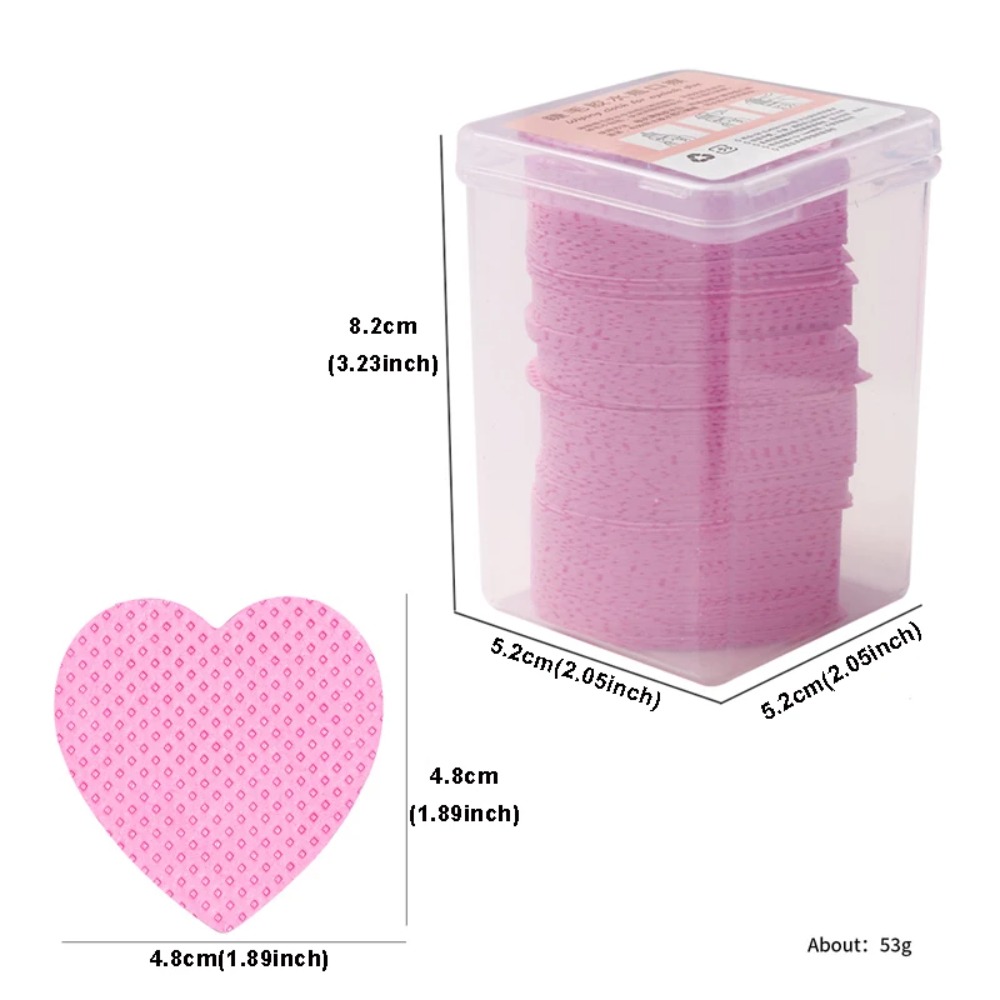 200PCS Wipes Paper Cotton Eyel - Eyelash Extension Glue Remover ulasan dan harga