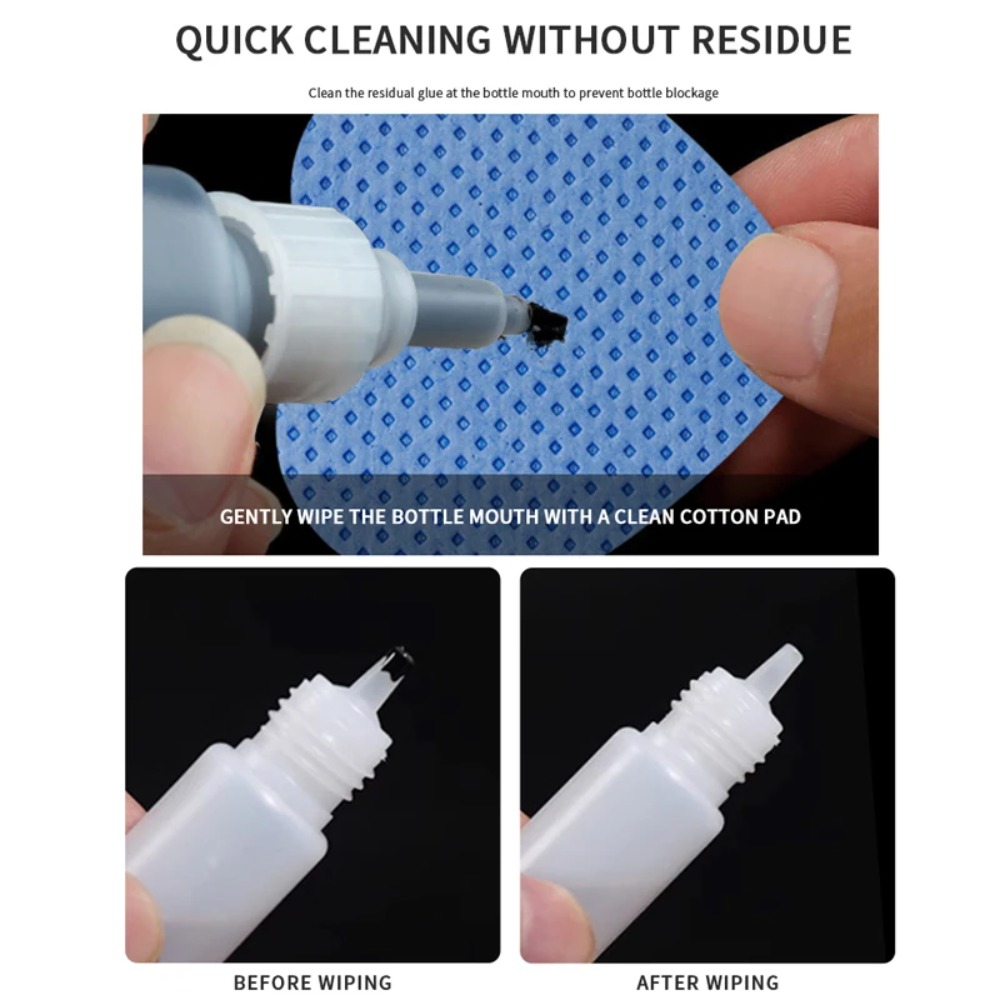 200PCS Wipes Paper Cotton Eyel - Eyelash Extension Glue Remover ulasan dan harga