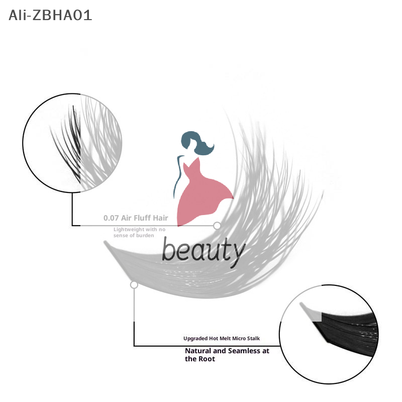 3D Faux Mink Lashes Wispy Eyel - Eyelash Extension Kits ulasan dan harga