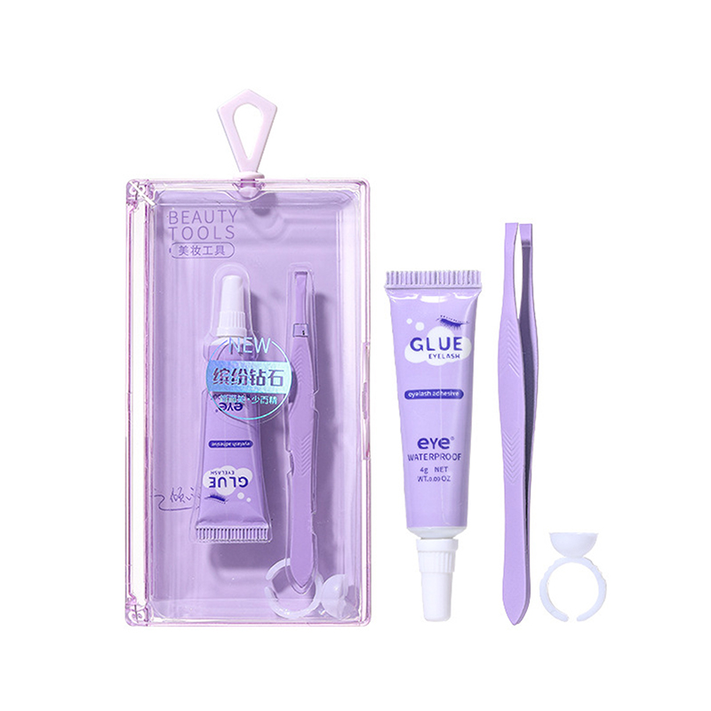 Eyelash Glue With Tweezers Set - Eyelash Extension Eye Irritation ulasan dan harga