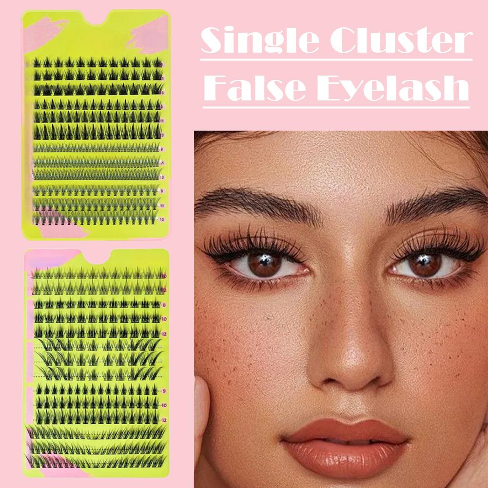 Natural Cluster False Eyelashe - Eyelash Extension Volume Cat Eye ulasan dan harga