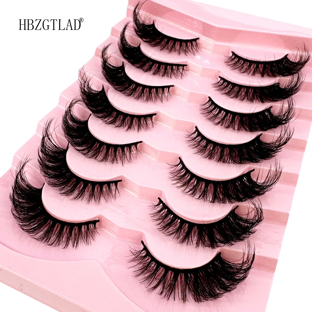 7pairs Thick Cat Eye Lashes Fl - Eyelash Extension Volume Cat Eye ulasan dan harga