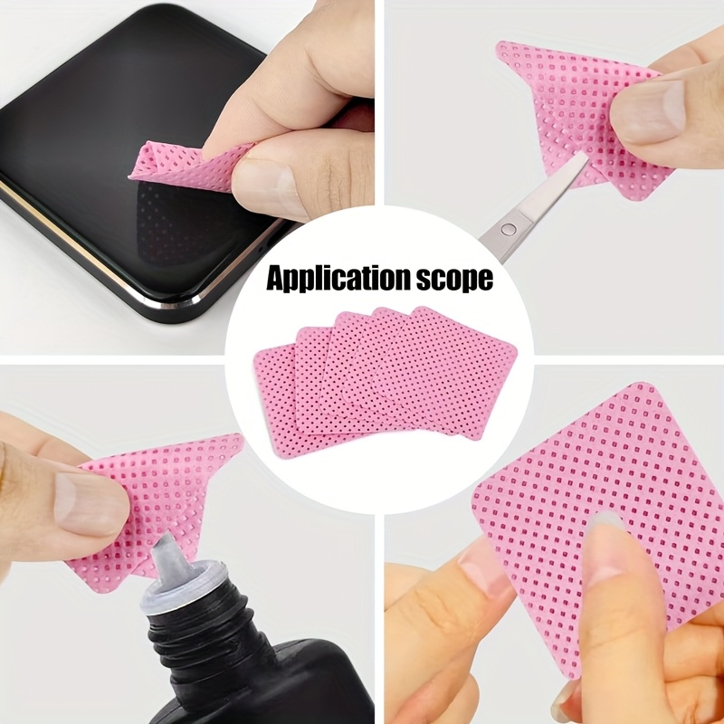 50/100/200pcs Lint-Free Nail W - Eyelash Extension Removal ulasan dan harga