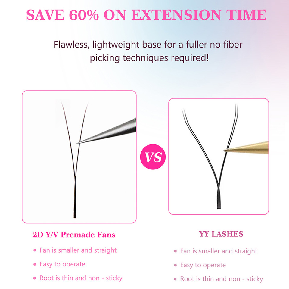 RUJADE 2D Y Shape Lashes Mesh  - Eyelash Extension Single Lash ulasan dan harga